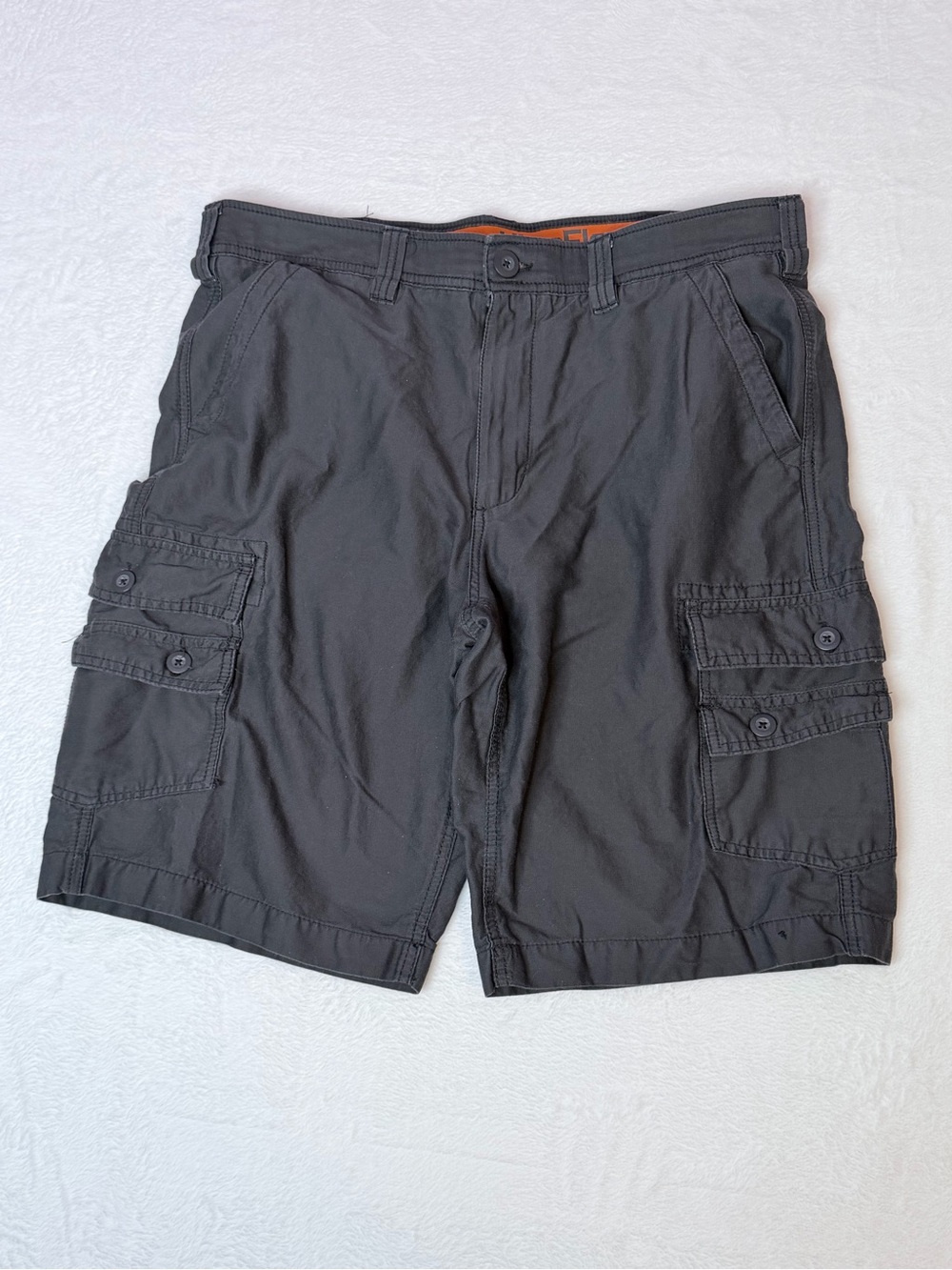 Urban Pipeline UltraFlex Cargo Shorts Men’s size 38 Black Stretch Casual Utility